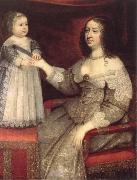 anne of austria with her louis xiv Rembrandt